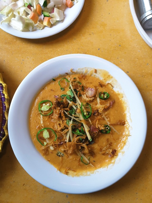 Harees in a white plate