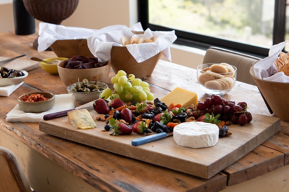 a simple cheese board