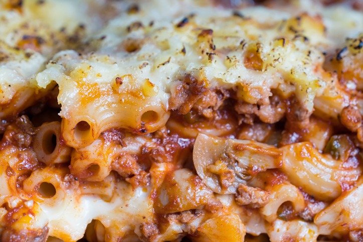 the Filipino style of baked macaroni and cheese