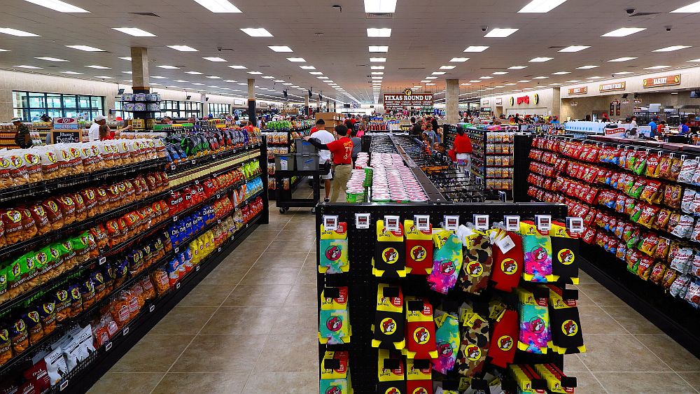 Inside Buc-ee's in Luling