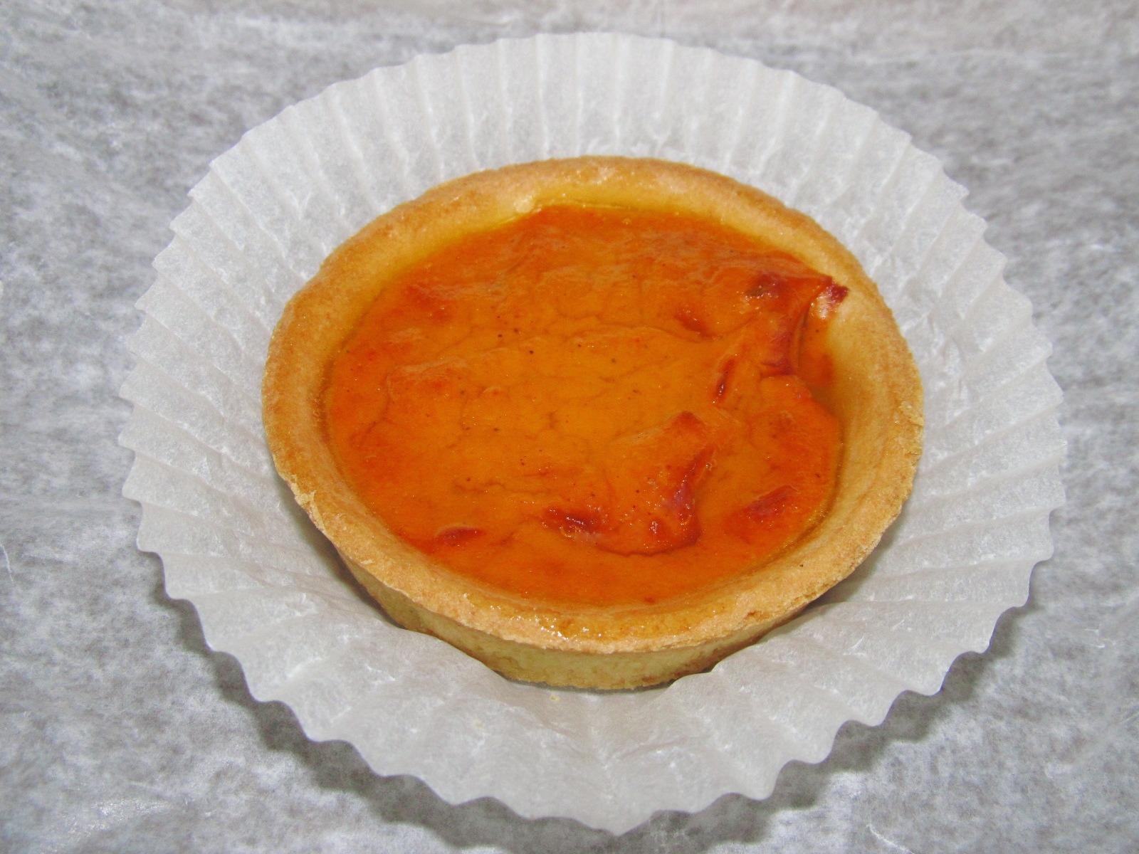 a small sweet potato pie
