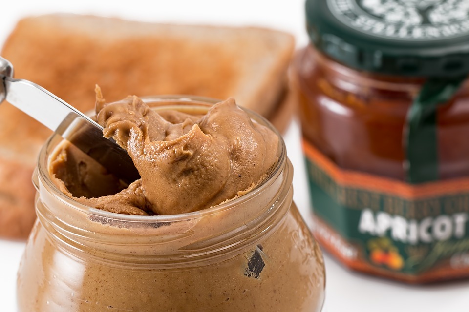  peanut butter inside a jar