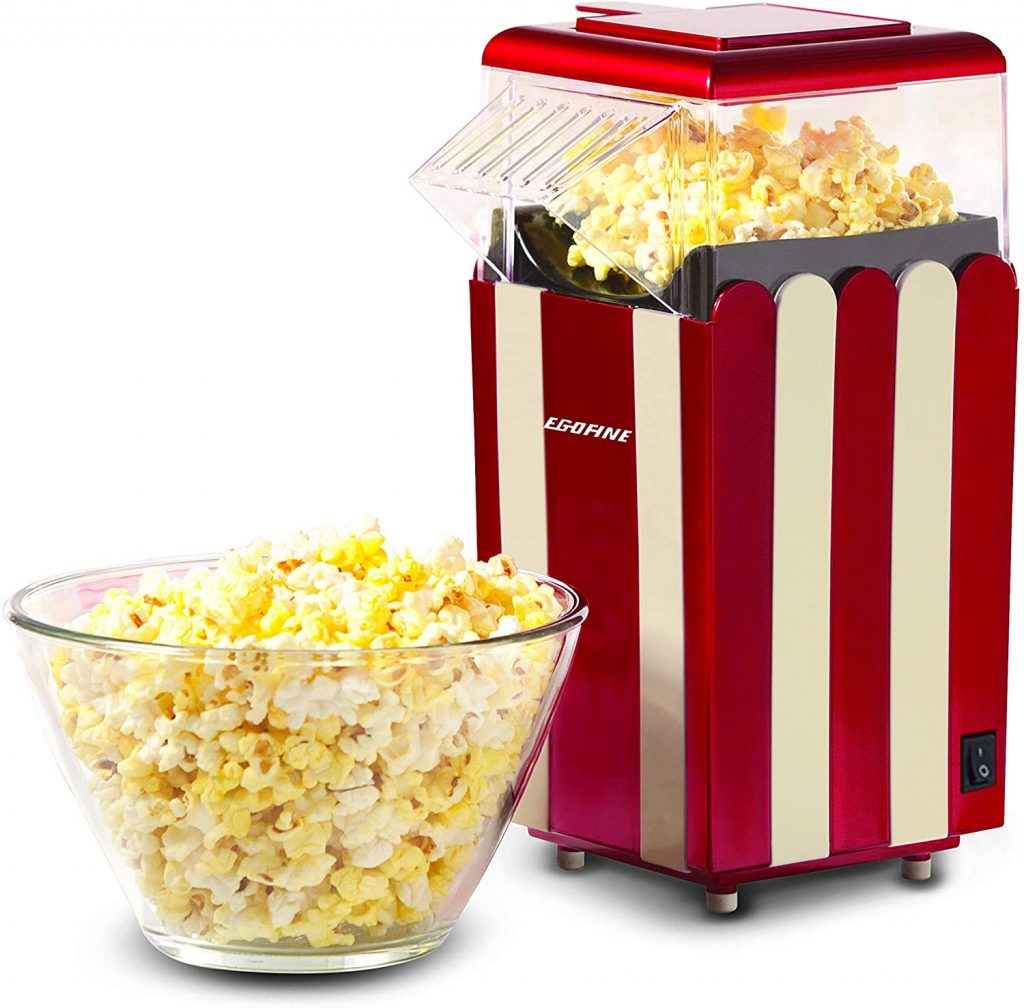 a retro style hot air popcorn maker by Egofine