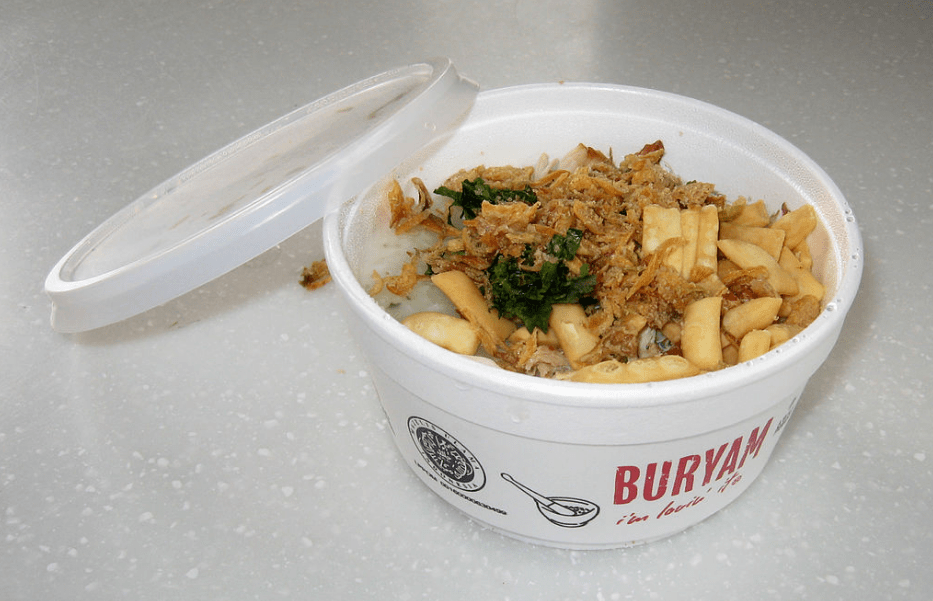 bubur ayam or chicken congee