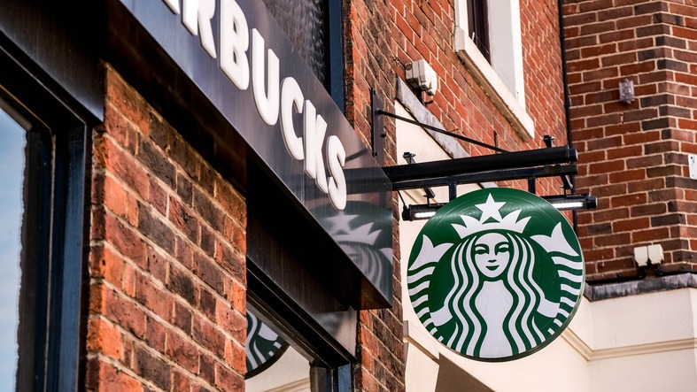 Starbucks Coffee Shop Branding Logo With No People